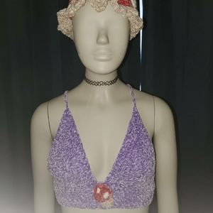 Mushroom crochet set